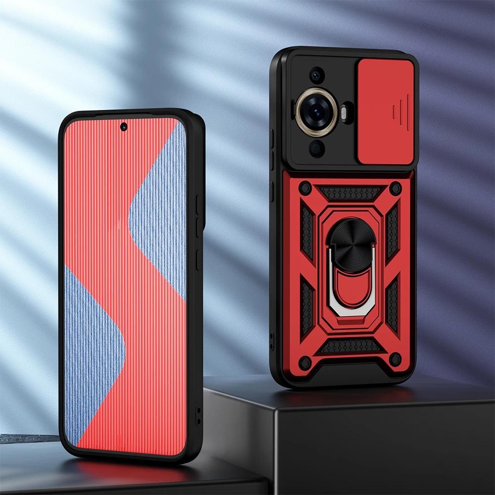 New Phone casing  Huawei Nova 11 Pro 11i 10 SE Slider Camera Protection Metal Armour Magnetic 360 St
