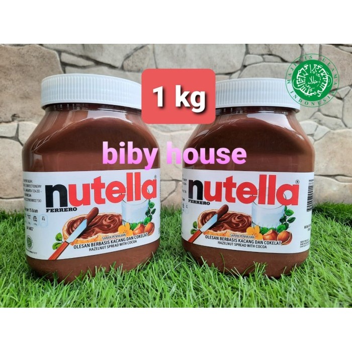 

New Arrival Selai Nutella |Nutella 1kg |680 gr |selai coklat nutella halal mui - 1 kg