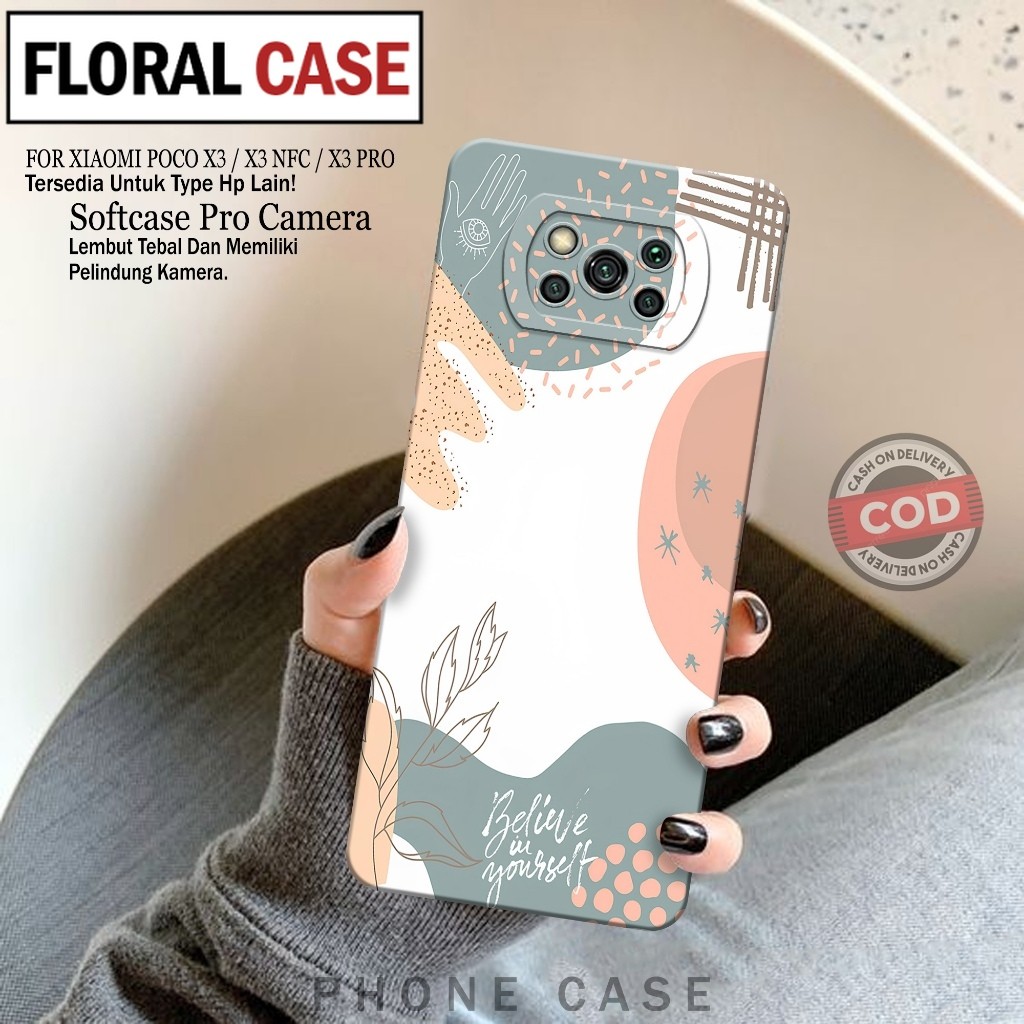 Softcase Hp Xiaomi Poco X3/X3 NFC/X3 PRO Fashion Case Pattern Case Poco X3/X3 NFC/X3 PRO Silikon TPU