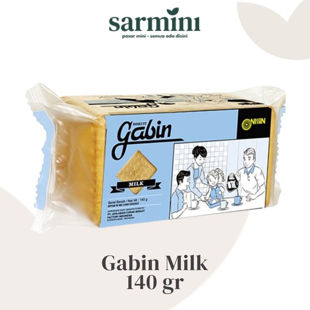 

Nissin Biscuit Gabin Milk 140gr