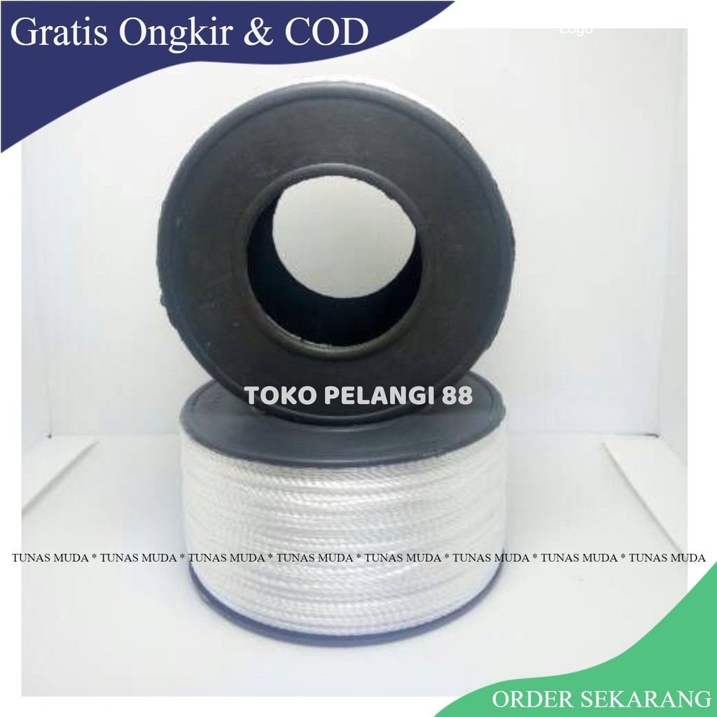 

(COD) Tali Benang Nylon Panjang 30M/ Tali Bendera Plastik (TUNAS MUDA)