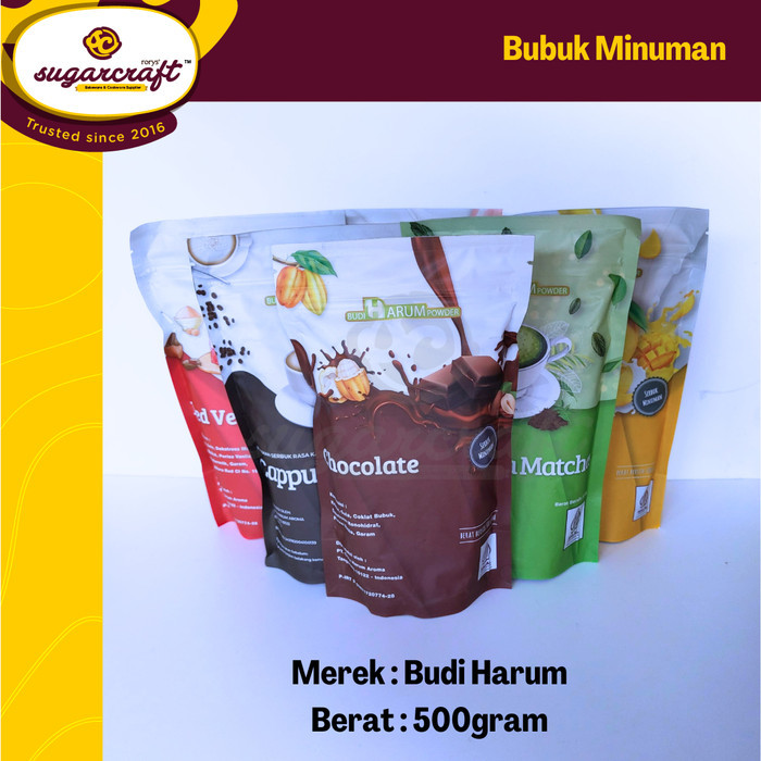 

Bubuk minuman Budi Harum premium powder drink 500gram aneka rasa