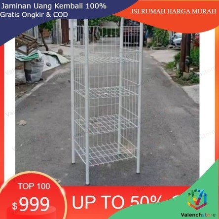 vr42sf rak chiki warna 4 susun , rak serbaguna 4 susun, rak ciki 4 tingkat , rak ciki , keranjang ch