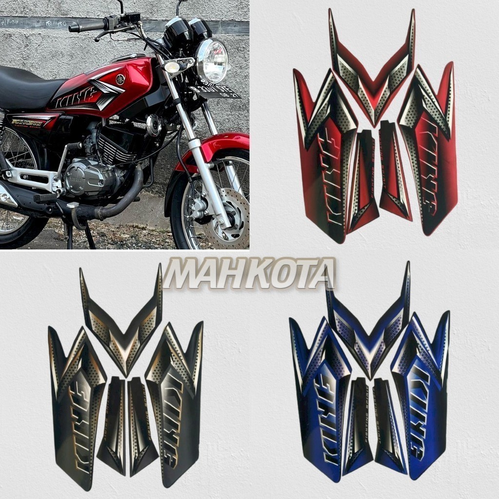 Striping Stiker Polet Sepeda Motor List motor yamaha RX KING 2008 Fullset LIST BODY RX KING