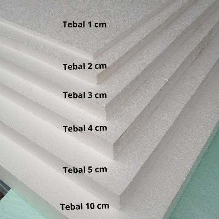 

Styrofoam/ Lembaran 5 Cm Hard Premium / Sterofoam Lembaran Super Hard HUD