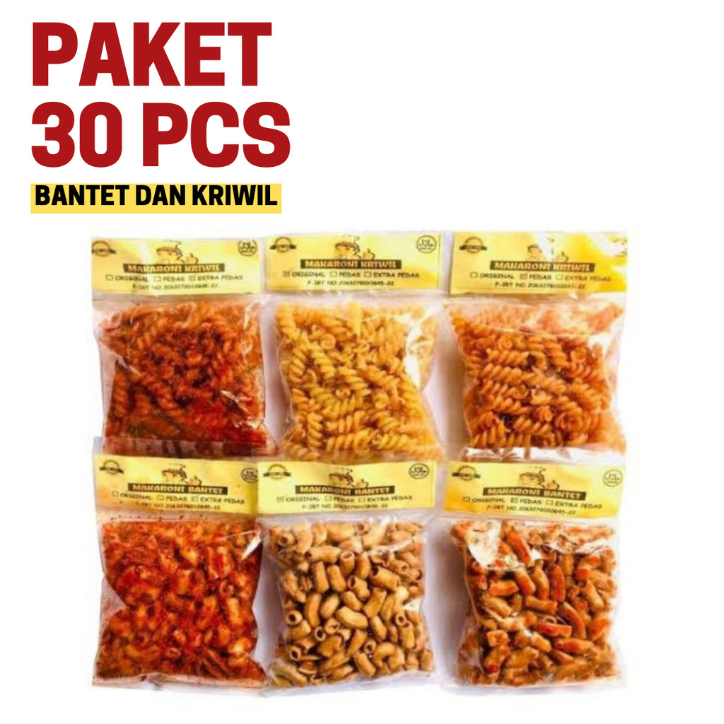 

PAKET 30 PCS BANTET DAN KRIWIL