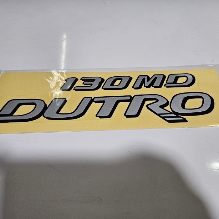 Stiker 130 MD DUTRO Toyota Dyna Hino Dutro