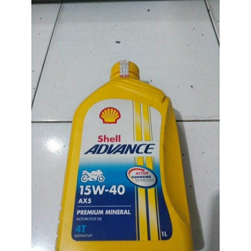 oli shell 1liter murah kuning barcode ax5