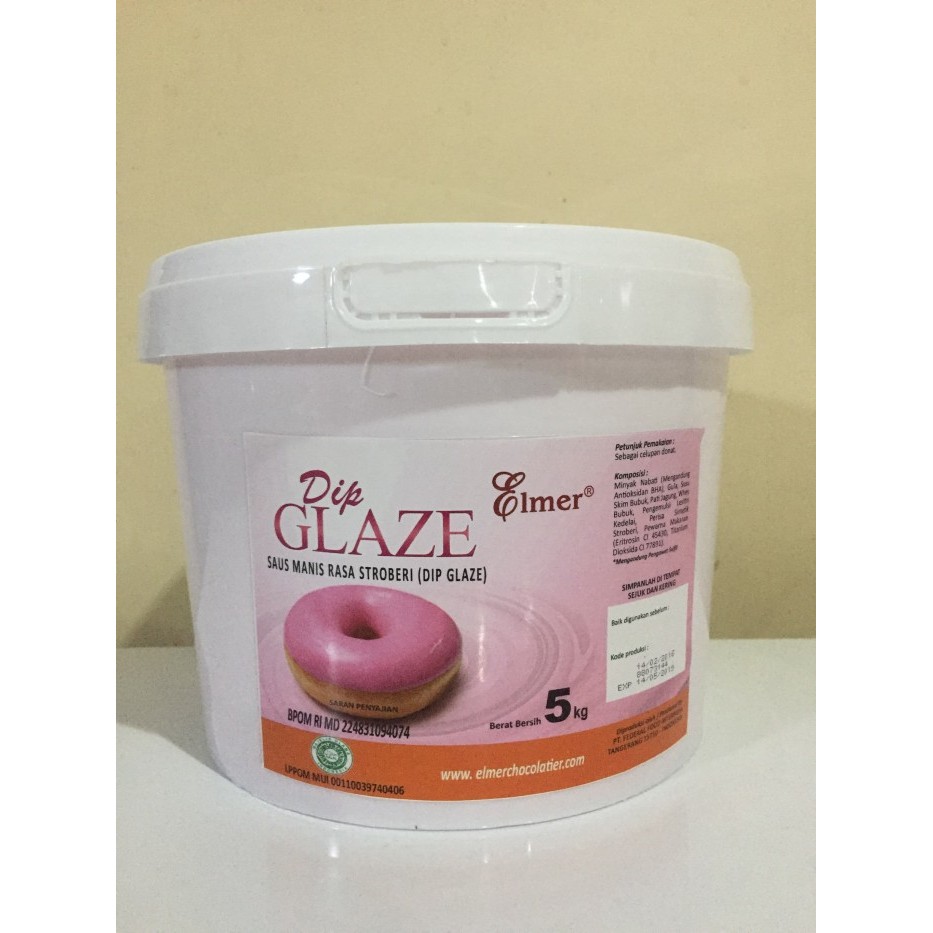 

✨TERLARIS -Elmer Strawberry Dip Glaze 5 kg