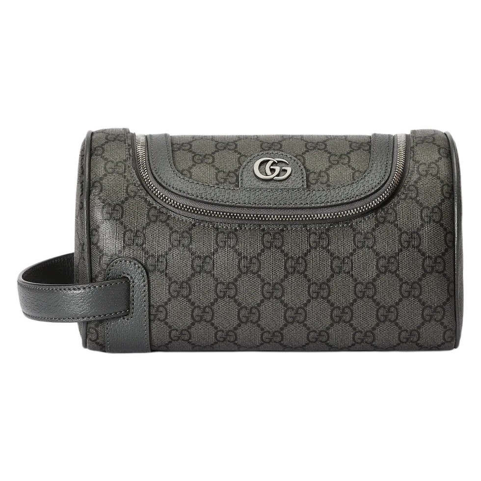Ophidia GG Supreme Black Grey Toiletry / Tas Branded Original
