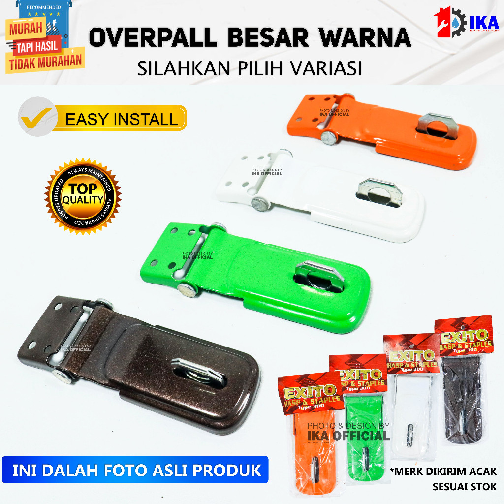Overval Gembok Badak Exito / Overval Exito Warna / Cantelan Gembok Warna Overval overpal gembok bada