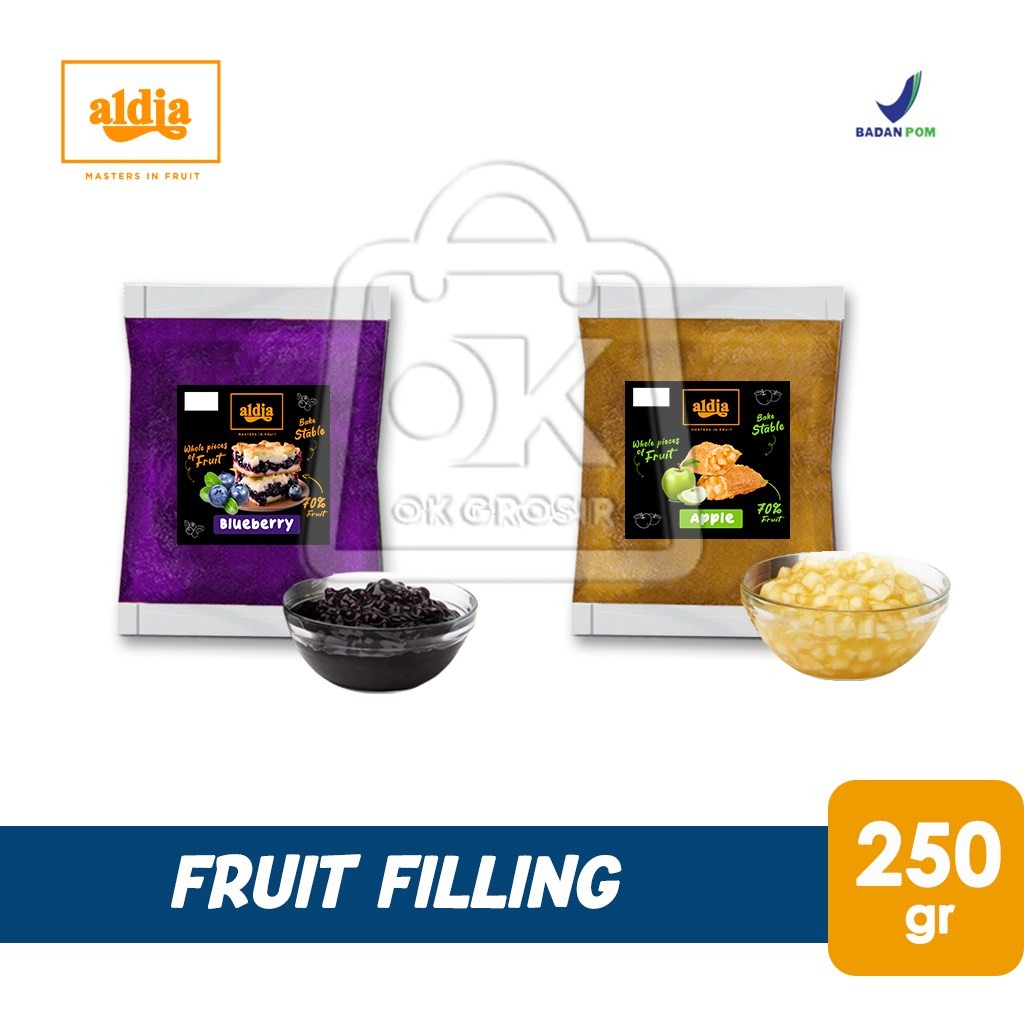 

Aldia Fruit Filling Buah Isian Puff Pastry Pie Baking Decor Toppings Desserts (Repack 270gr)