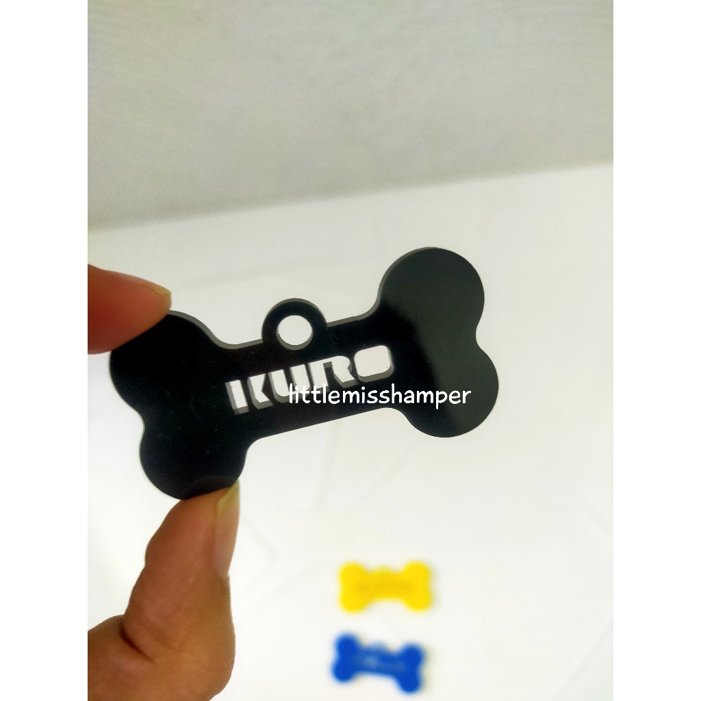

Custom akrilik warna cutting untuk bag tag