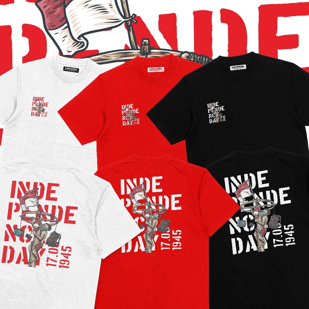 Toko Kaos Combed - Kaos Indonesia Merdeka " INDEPENDENCE DAY " -  Kemerdekaan Indonesia 79  Panitia 