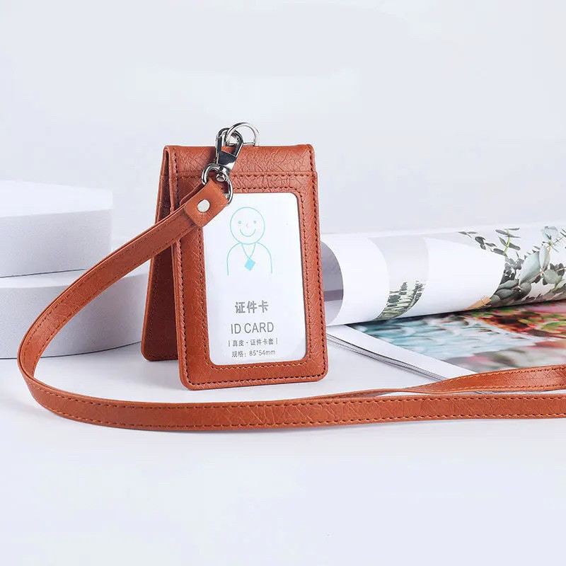 

Id Card HOLDERS Lanyard Kulit Kartu Pengenal