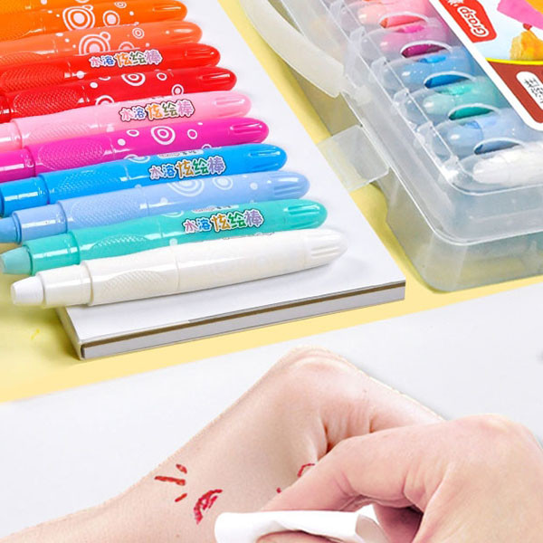 

YUH Grasp Crayon Set 24/36/48 Warna Silky Crayon Water Soluble Crayons Krayon Licin Grasp