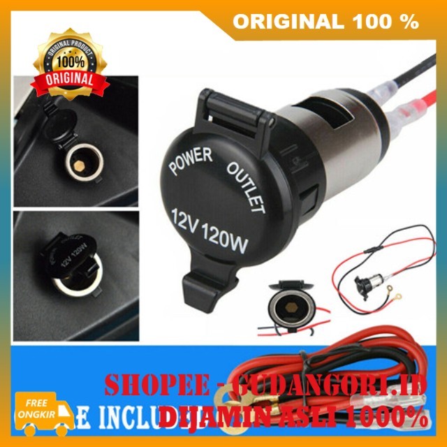 Soket Pemantik Mobil Socket Charger Mobil Motor Pemantik Api Mobil Soket Lighters Mobil ORIGINAL