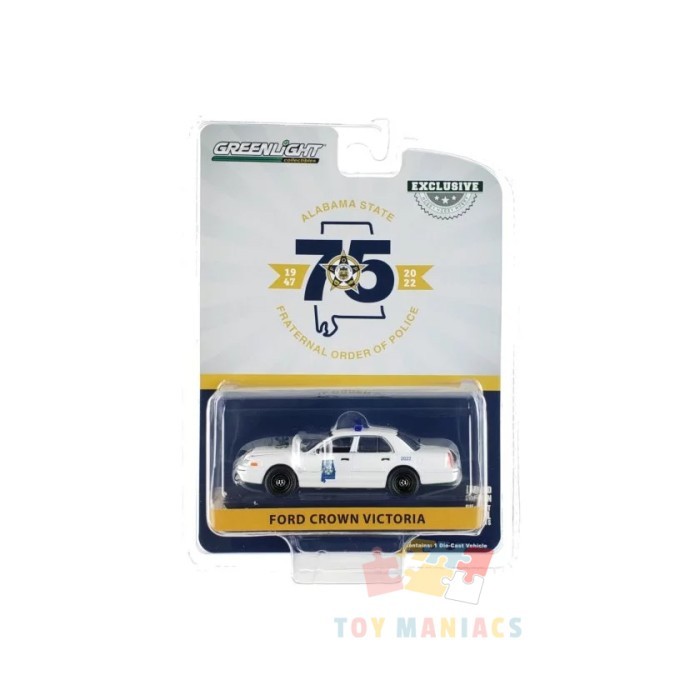 Diecast 2008 Ford Crown Victoria Police Interceptor White