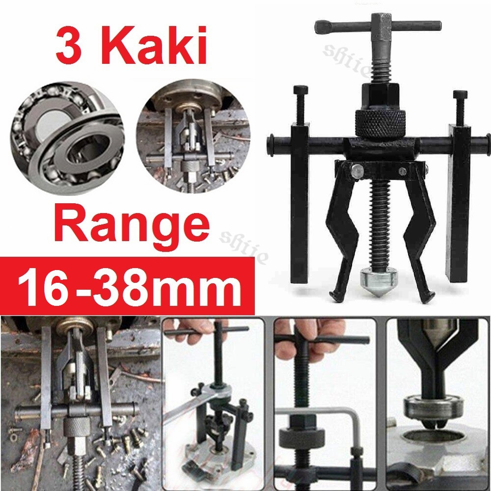 Treker 3 Kaki 3/4/6 Inch Gear Puller 3 Jaw Tracker Bearing Puller 3 Arm Kunci Treker Cvt Treker Bear