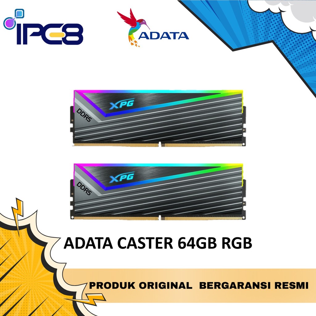 ADATA LONGDIMM RAM XPG CASTER RGB DDR5 6400MHz 64GB