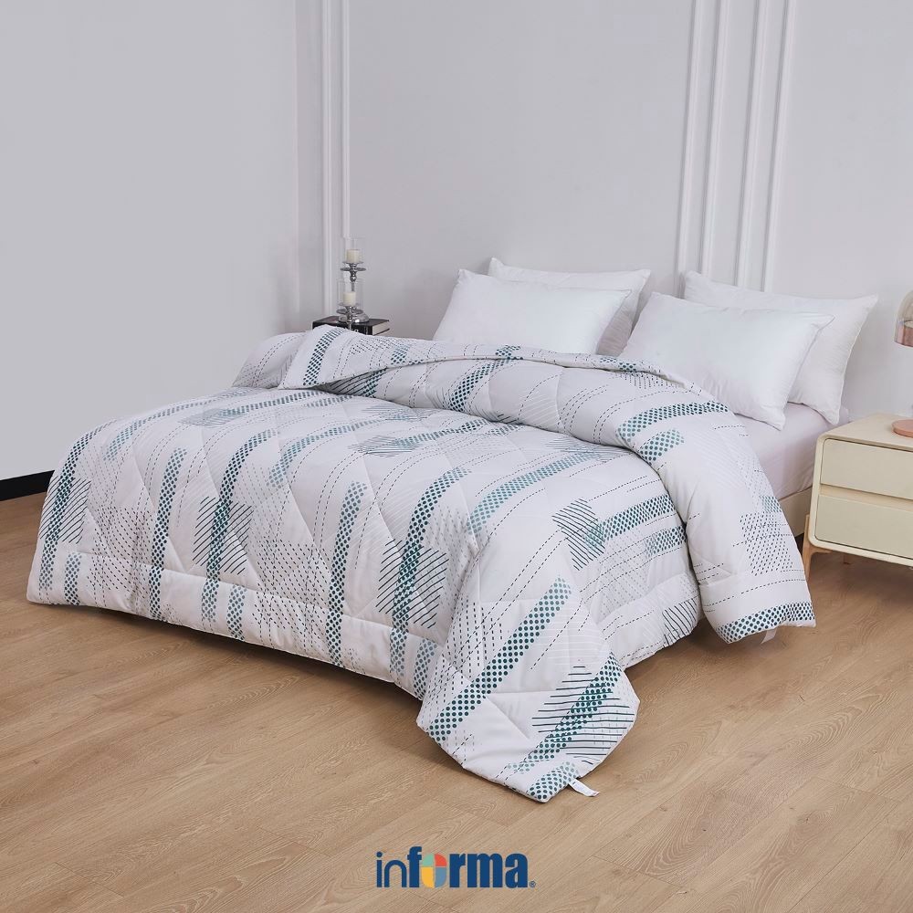 Informa Bed Cover Microfiber Whit Wolfe Walt Wilber Watkin King Queen Single 240x210 210x210 160x210
