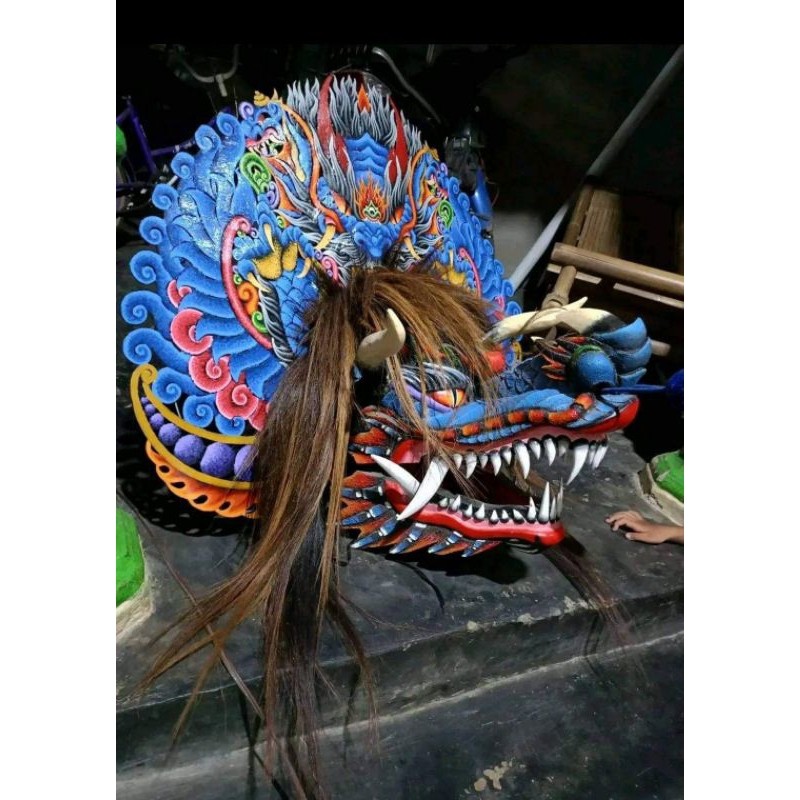 RAMPAK BARONG DEVIL ANAK KUALITAS PENTAS FULLSET KAIN KEMUL PANJANG TINGGAL PAKAI