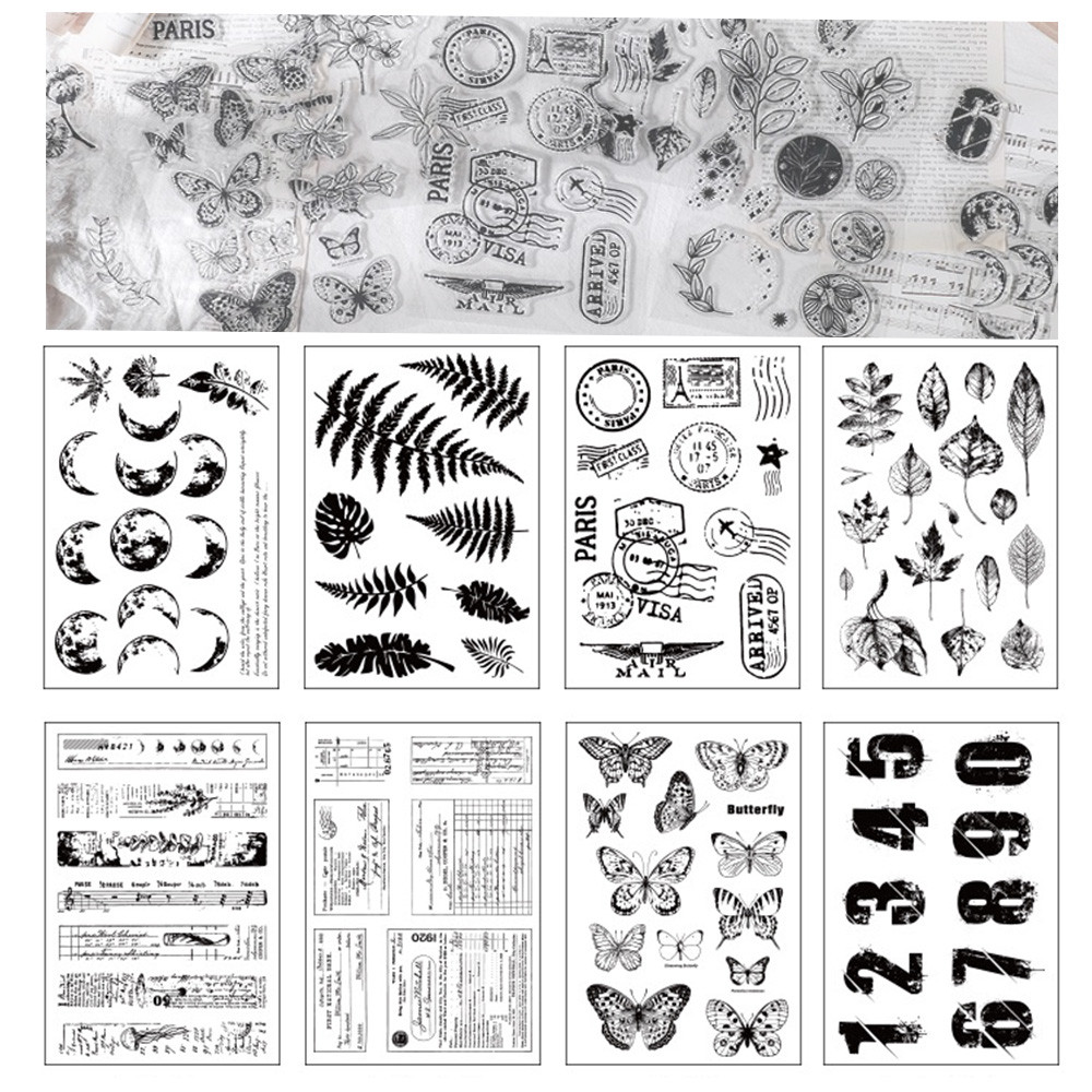 

New 2025 Spring Series Clear Stamps For DIY Scrapbooking Stencil Paper Card Making Valentine Easter Decoration Craft