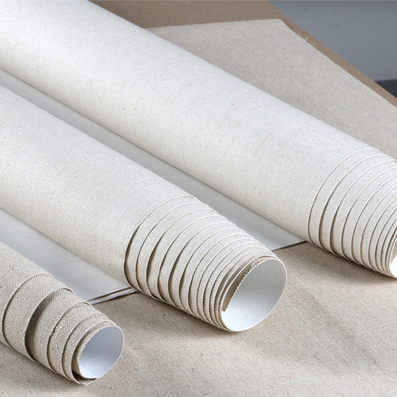 

Linen Canvas Professional Oil Painting Pure Cotton Canvas Acrylic Paint Art Supplies For Artist 1M One Roll Fast Shipping