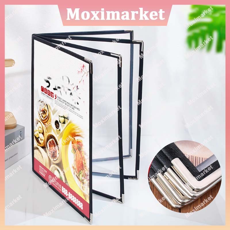 

[COD]Menu Sampul Pelindung Kulit A4 / Sampul Menu Restoran / Buku Menu