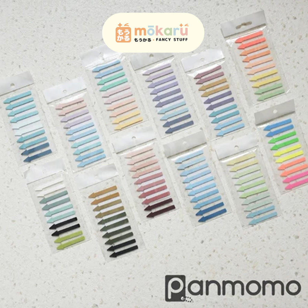 

Panmomo Arrow Point Sticky Labels / Penanda Pembatas Bahan Plastik