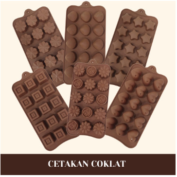 ASS CETAKAN COKLAT SILIKON CETAKAN CHOCOLATE JELLY PUDING AGAR AGAR SILIKON CETAKAN SILIKON FULL SOF