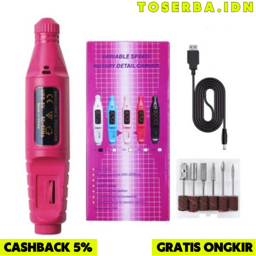 Grinder Mini Grinda Bor Listrik Penghalus POLES KUKU