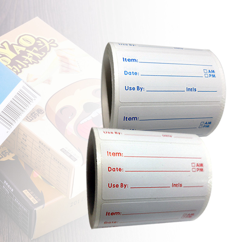 

500pcs/Roll Label Waterproof Stiker Tanggal Kadaluwarsa Stiker Stiker Expired Date