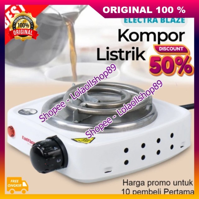 Kompor Electra Blaze Kompor Listrik Mini Low Watt Kompor Listrik Mini Anak Kos Kompor Listrik Mini P