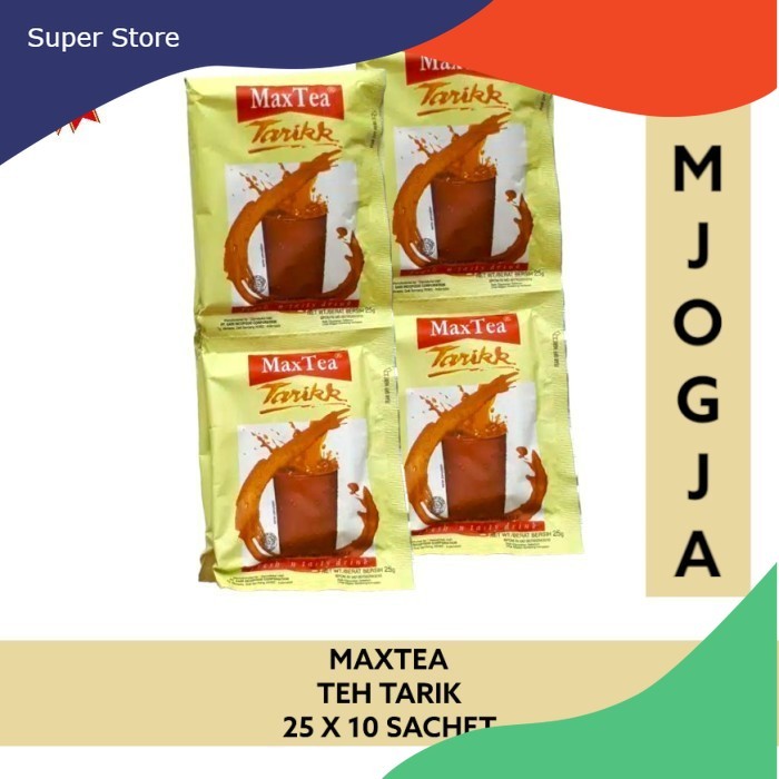 

Max Tea Teh Tarik Renteng 25 gram / maxtea teh tarikk sachet 25gr x 10