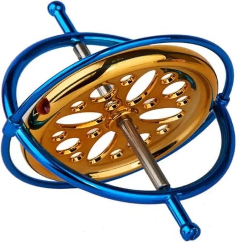 Precision Gyroscope Metal Anti-Gravity Spinning Top Creative Finger Gyroscope Metal Mechanical Gyros