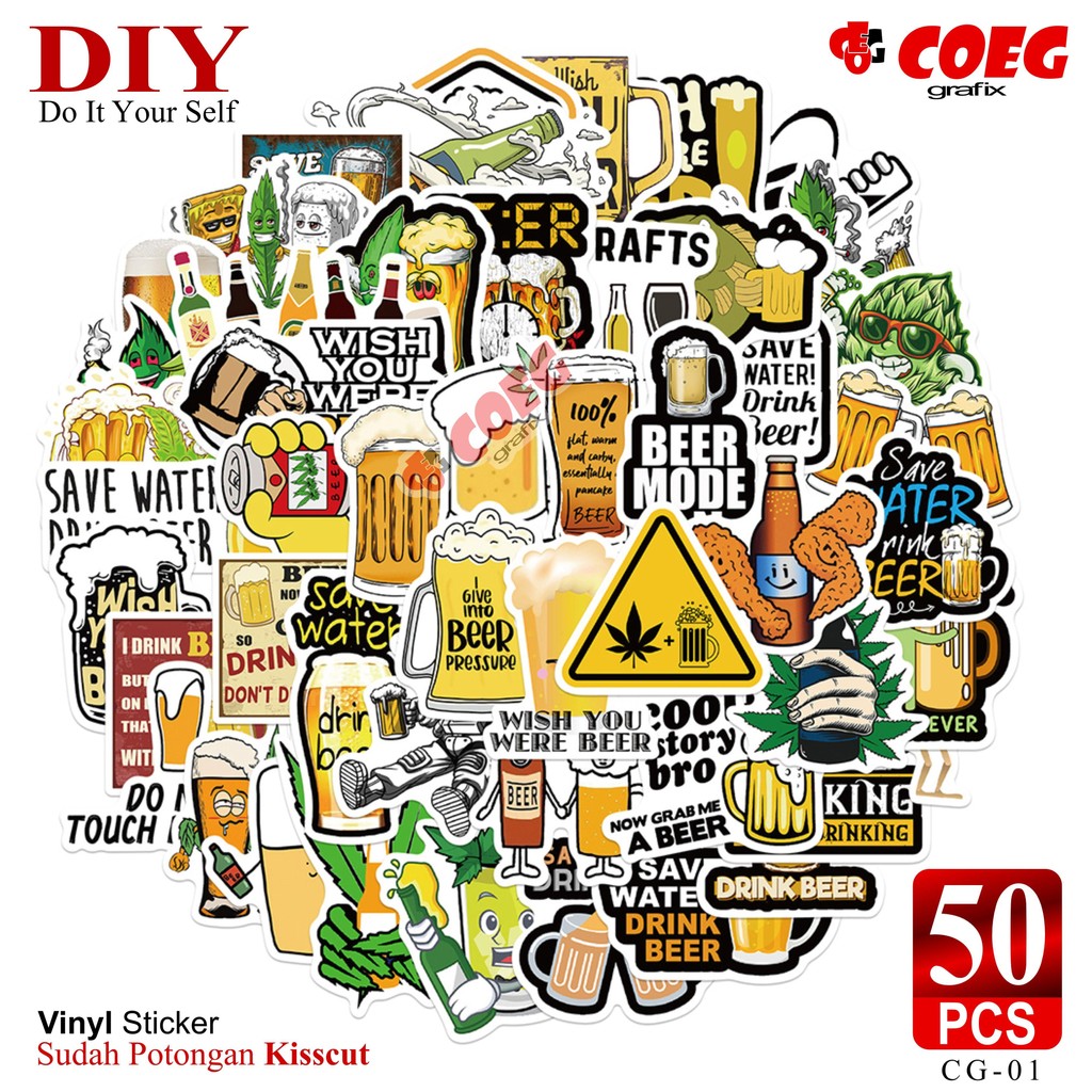 

Sticker Pack DIY Isi 50 Pcs Vinyl & Hologram (Code CG-01) – Anti Air & Sudah Dicutting Cocok Untuk Helm, Laptop, Hp, Sepeda Listrik, Tumbler, Koper