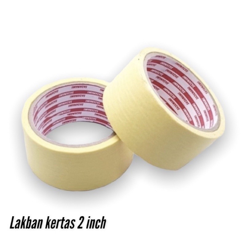 Lakban kertas 2inch - lem kertas 2inch