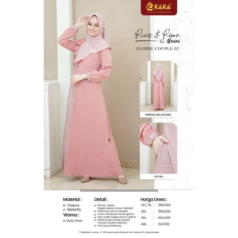 KEKE GAMIS DEWASA GDK ELODIE COUPLE 02 D. ROSE