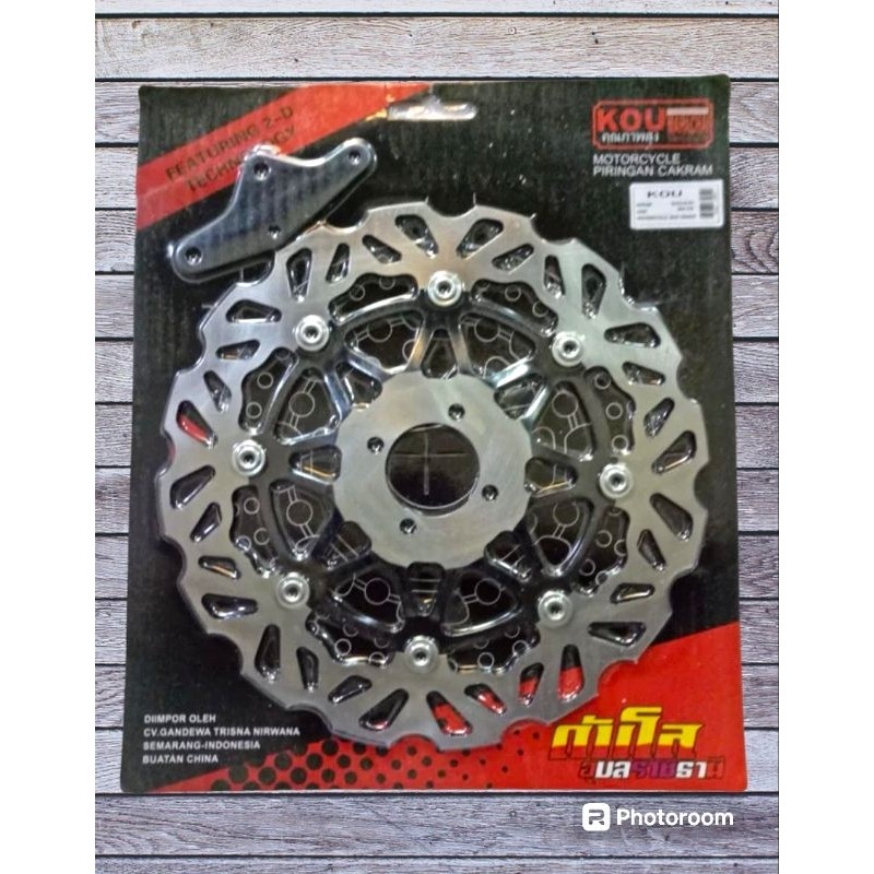 piringan disk 300mm suzuki shogun 110 cekung / shogun110 / satra 2tak  hiu lumba disk brake model ps