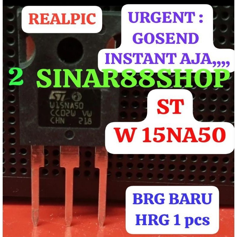 W15NA50 W 15NA50 TRANSISTOR IGBT MESIN LAS IC POWER AMPLIFIER