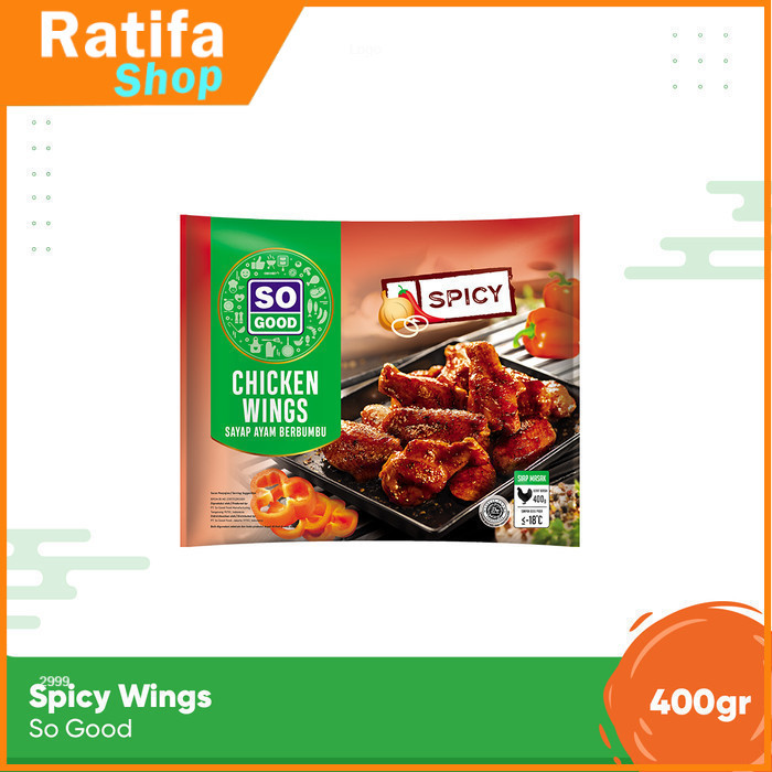 

So Good Spicy Wings / Sayap Ayam Berbumbu 400gr