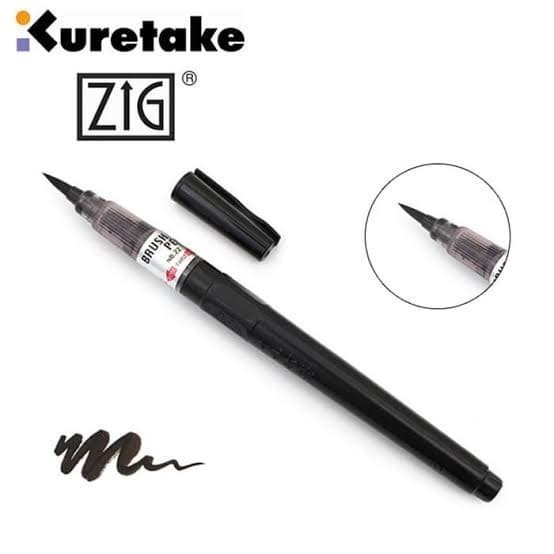 

best -kuretake zig cartoonist brush pen no 22 /24 - Putih