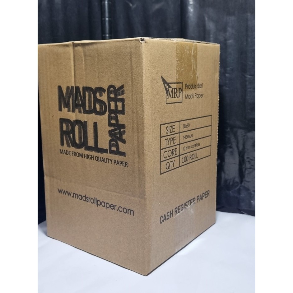 

best -Kertas Struk Thermal 58X30 (1 dus isi 100 Roll) Thermal Paper Roll