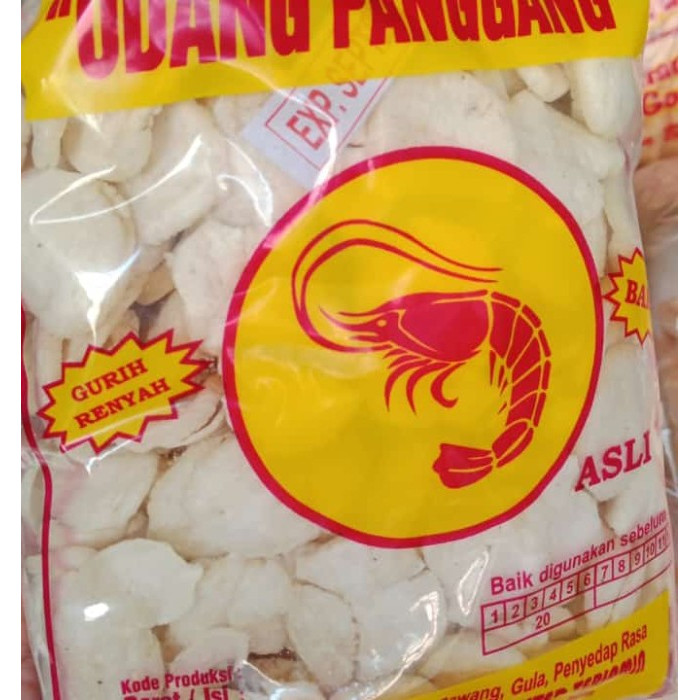 

Kerupuk Udang panggang Per Ball isi 10 pcs