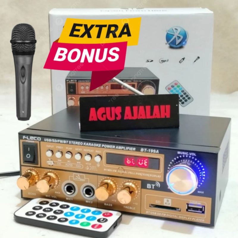 Serba Cod COD POWER AMPLIFIER DIGITAL LED 600WATT BLUETOOTH BASS MP3 USB MIXER EQUALIZER 2000WATT  P