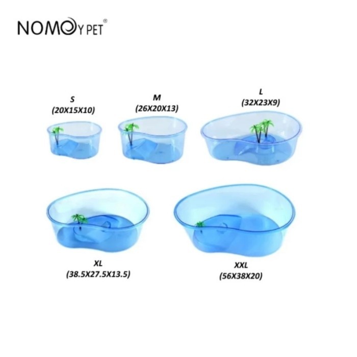 SALE -Aquarium kandang wadah tempat kura kura air Brazil res turtle tank COD - LARGE BESAR