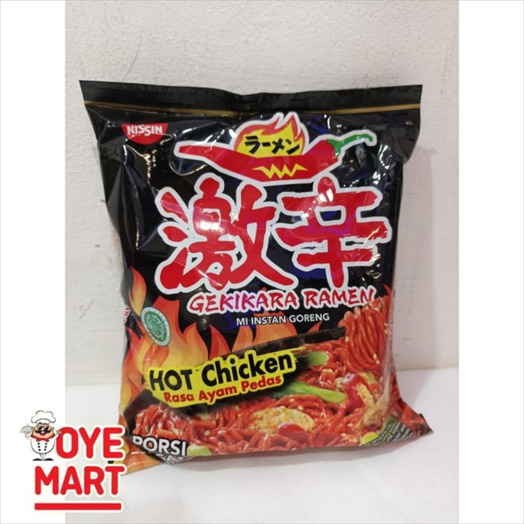 

NISSIN GEKIKARA RAMEN HOT PORSI BESAR 118GR Hot Chicken