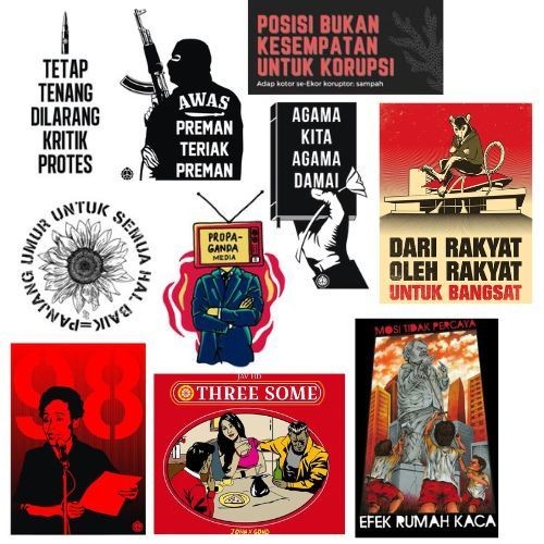 

Stiker Kebebasan Bersuara – Jangan Bungkam! Stiker Pack