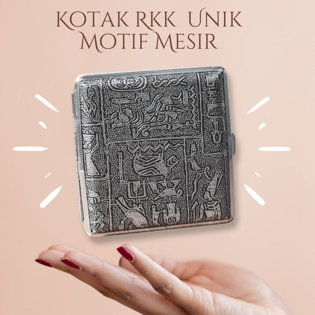 Cigarettes Box Kotak Rkk/Kotak Penyimpanan Rk Rkk Rkko Kulit Leather Elegant